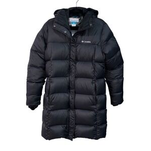 Columbia Women's Puffer Long Coat Black